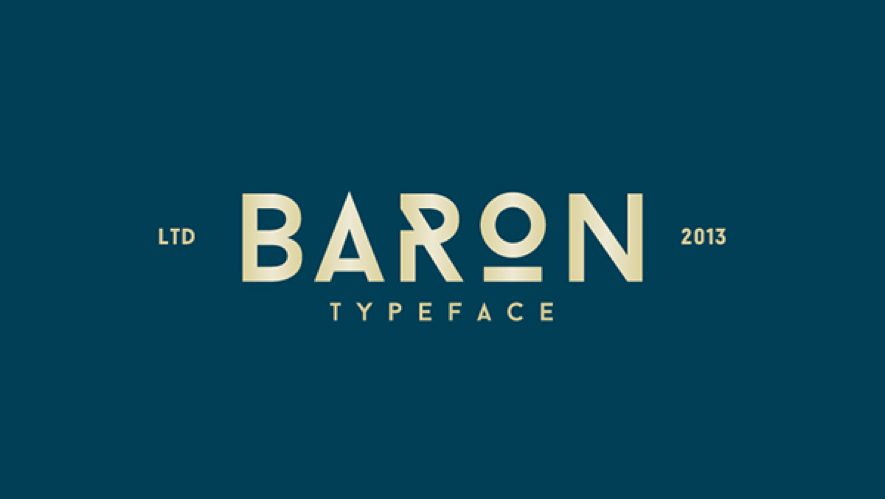 baron typeface font