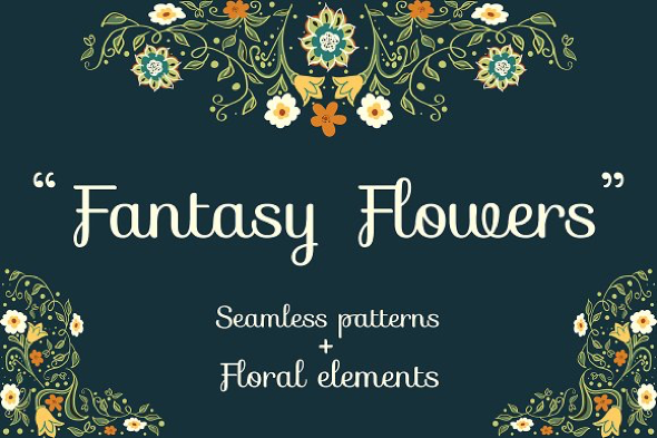 Fantasy Flowers font