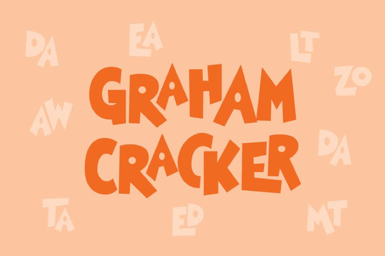 Graham Cracker font