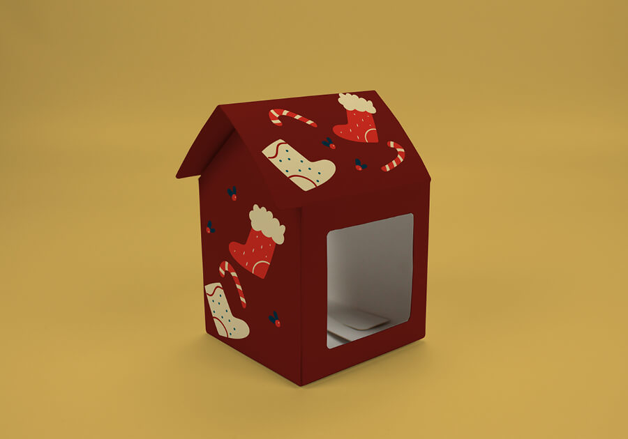 Caja casita para regalos y obsequios