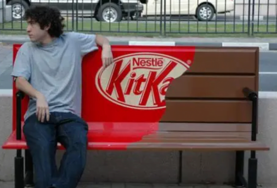 kitkat streetmarketing