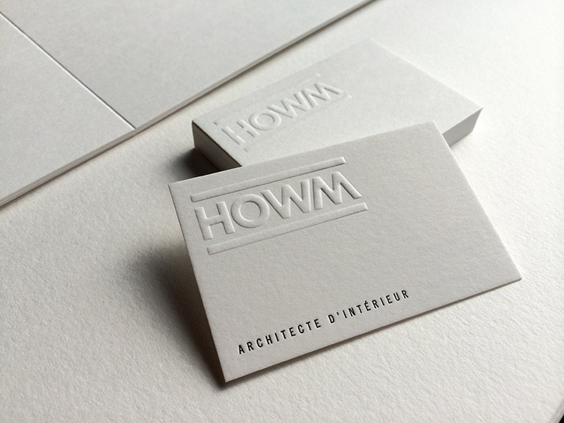 golpe seco letterpress