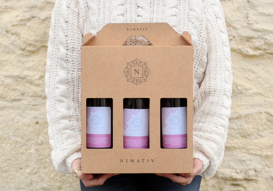 caja botellas