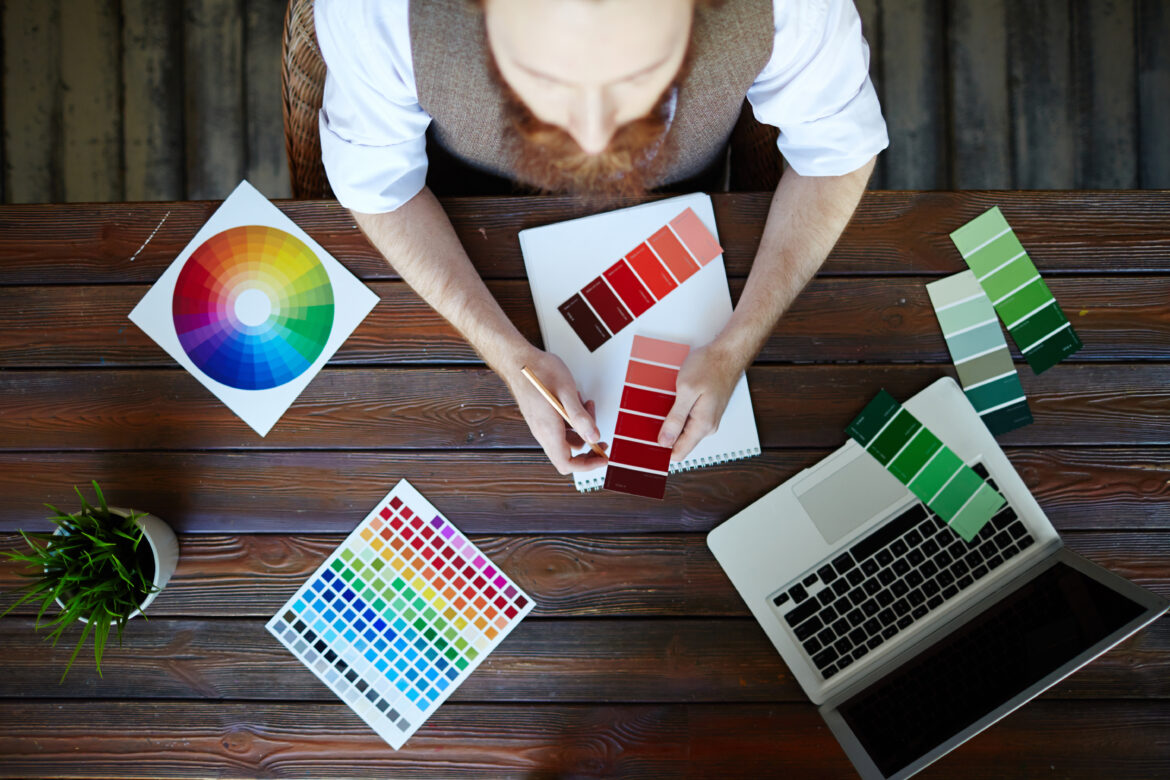 trabajando con paletas
