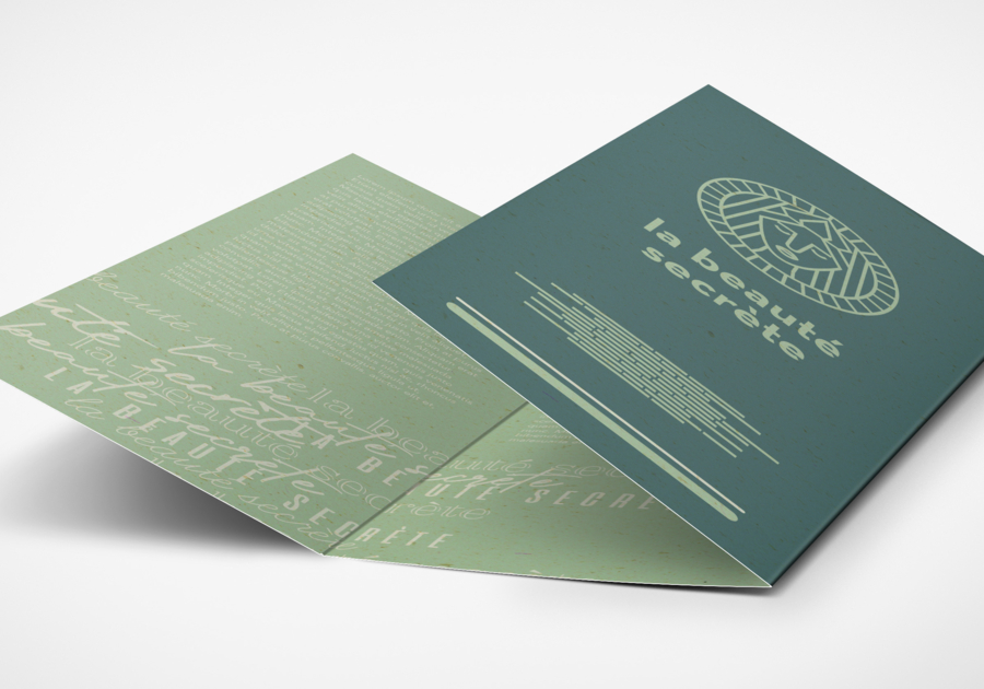 folleto triptico verde