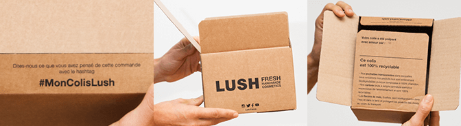 packaging lush